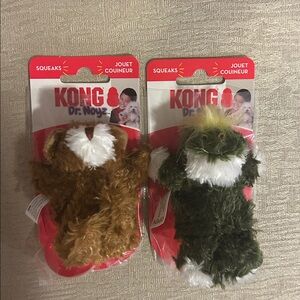 2 Brand New Tiny Dog Toys, XS
